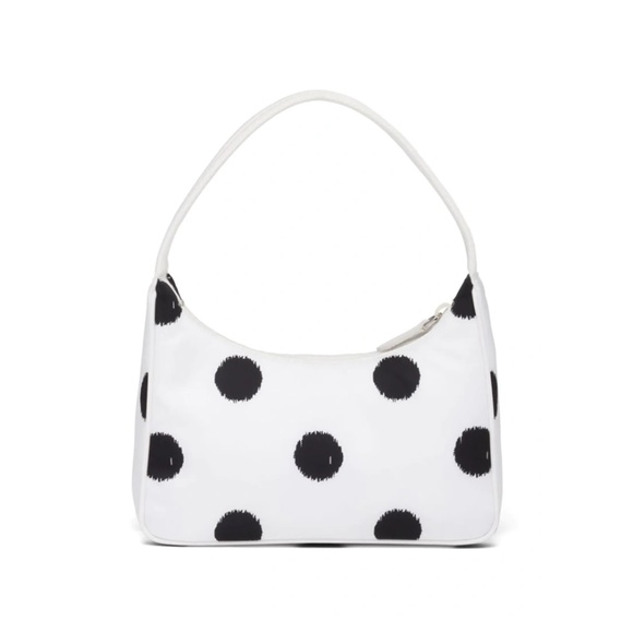 Prada Re-Edition Polka Dot Re-Nylon Shoulder Bag New - Picture 3 of 5
